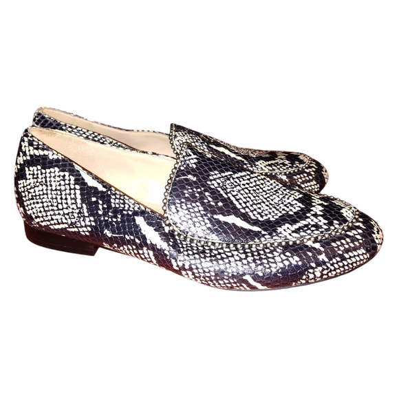 Coach Harper Snake Print Studded Loafers size 8 - Picture 3 of 16
